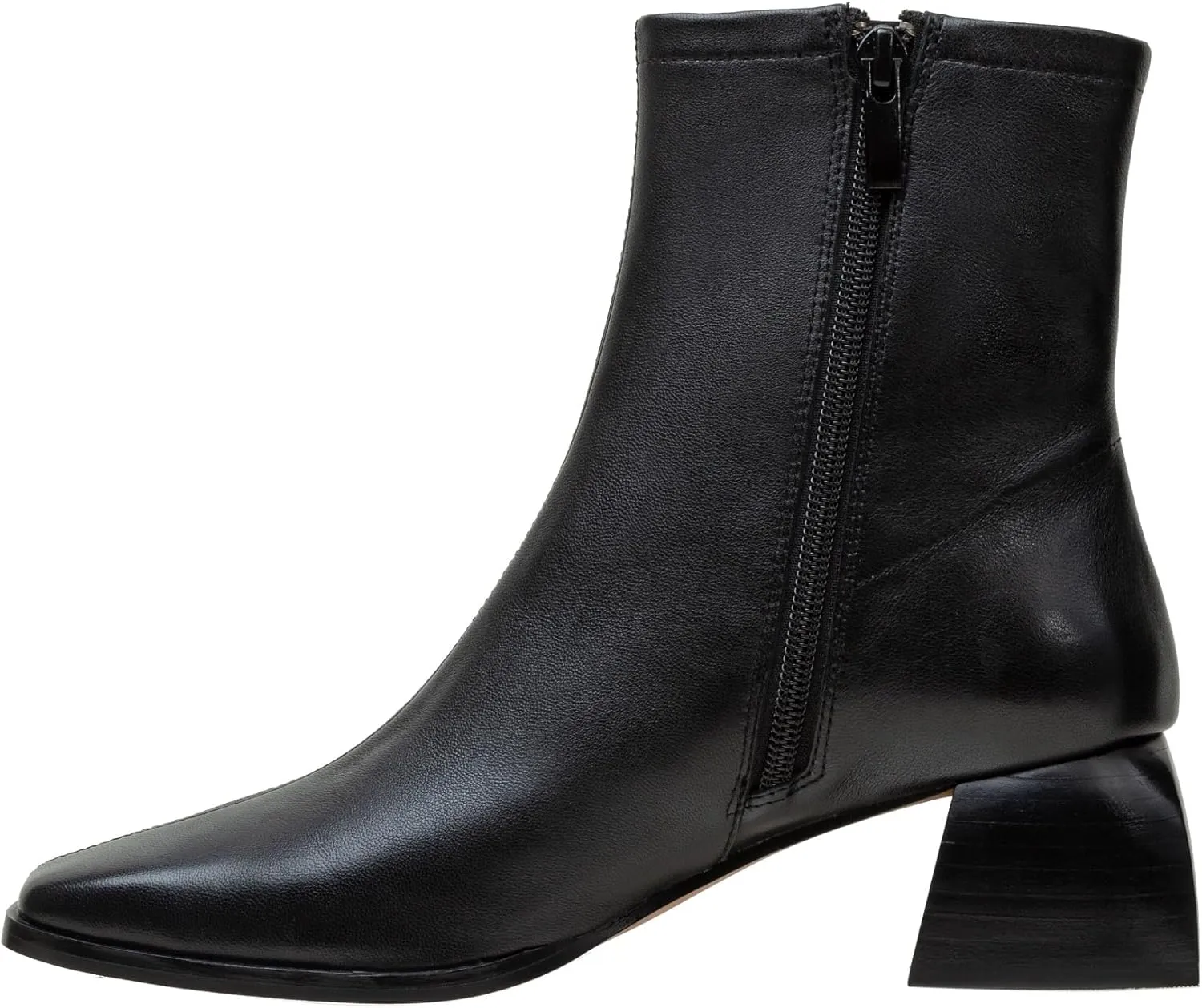 Linea Paolo - SAYLOR - Womens Block Heel Leather Ankle Boots