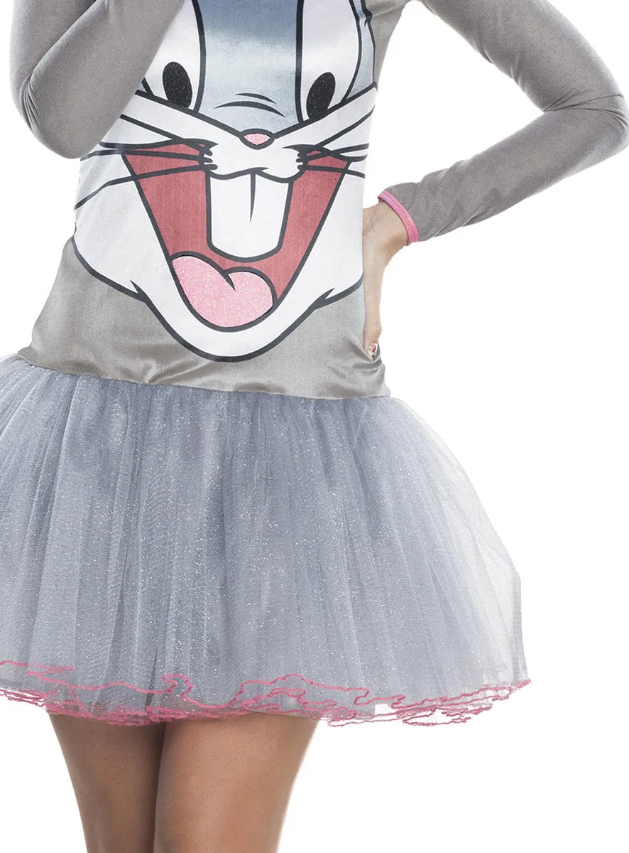 Looney Tunes Womens Hooded Bugs Bunny Costume