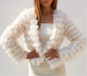 Lorena Fluffy Jacket Snow