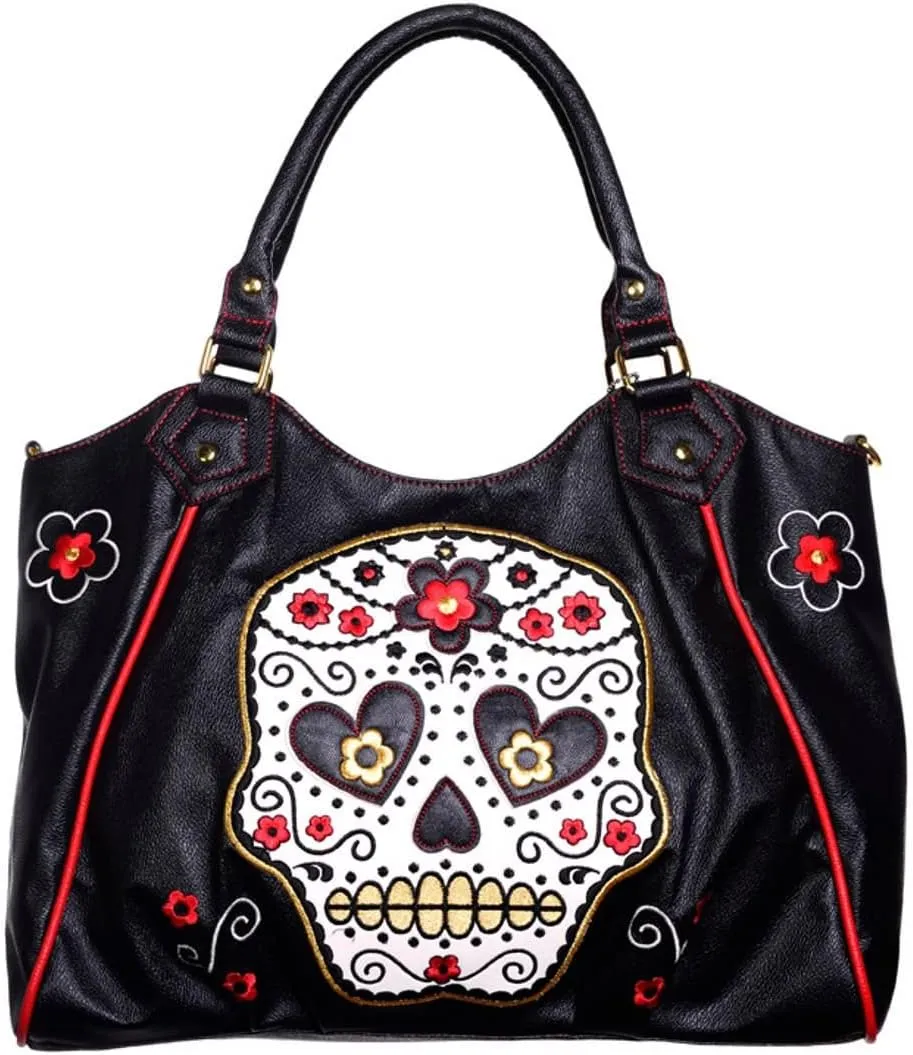 Lost Queen Sugar Skull Shoulder Bag