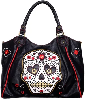Lost Queen Sugar Skull Shoulder Bag