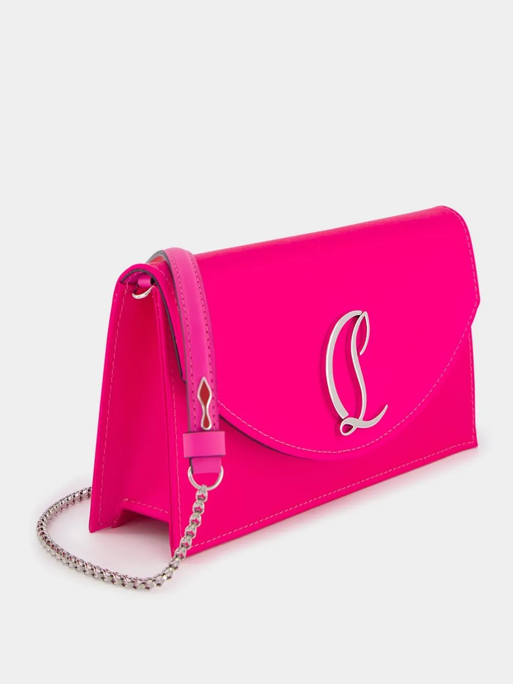 Loubi54 Embellished Satin Clutch