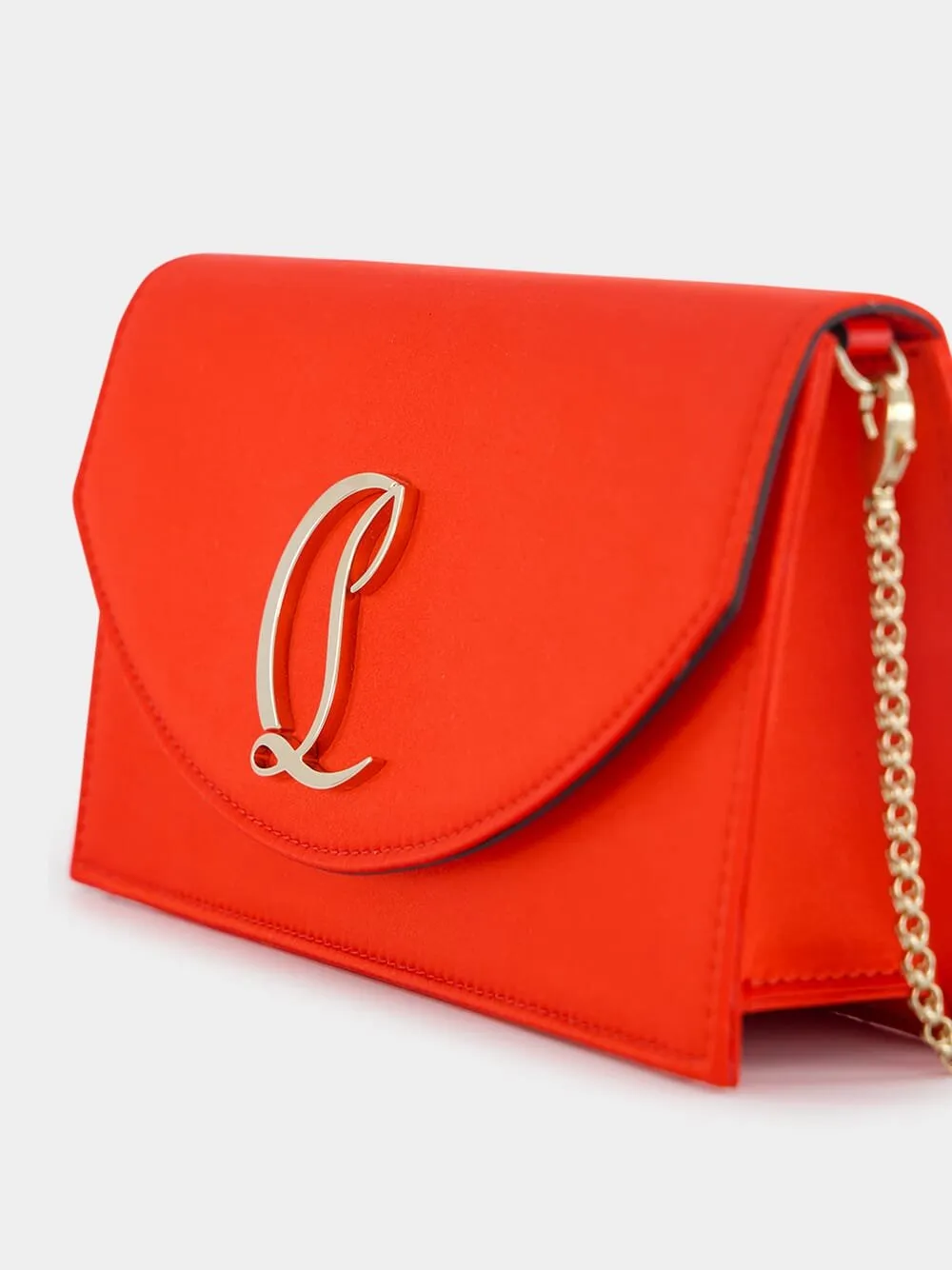 Loubi54 Embellished Satin Clutch
