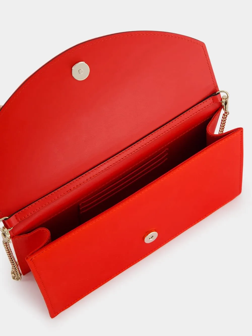 Loubi54 Embellished Satin Clutch
