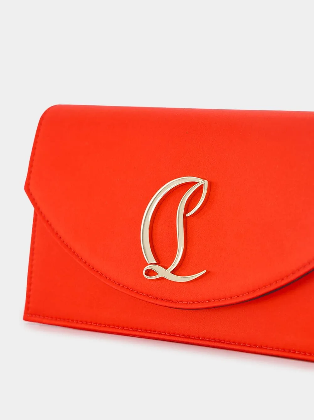 Loubi54 Embellished Satin Clutch