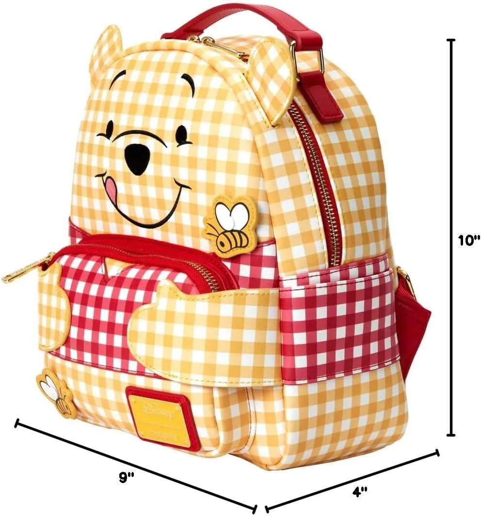 Loungefly DisneyWinnie The Pooh Gingham Mini Backpack