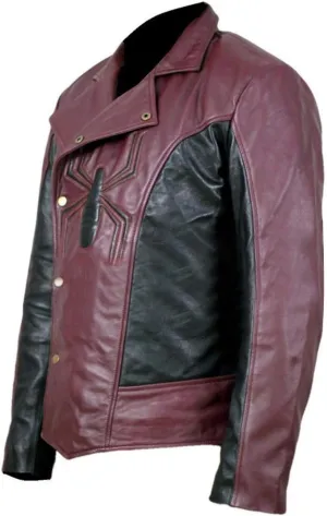 LP-FACON Mens Costume Cosplay Jacket - Casual Biker Style Leather Jacket Collection Halloween Outfits