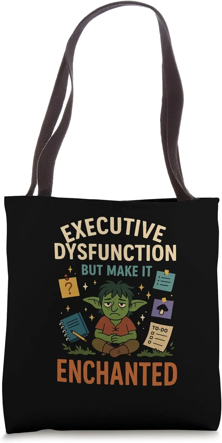 Magical Chaos Manager Goblincore Productivity Tote Bag