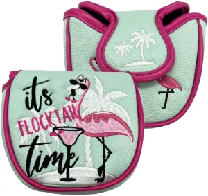 Mallet Putter Cover, PU Leather with Embroidered & Printed Designs with Magnetic Closure