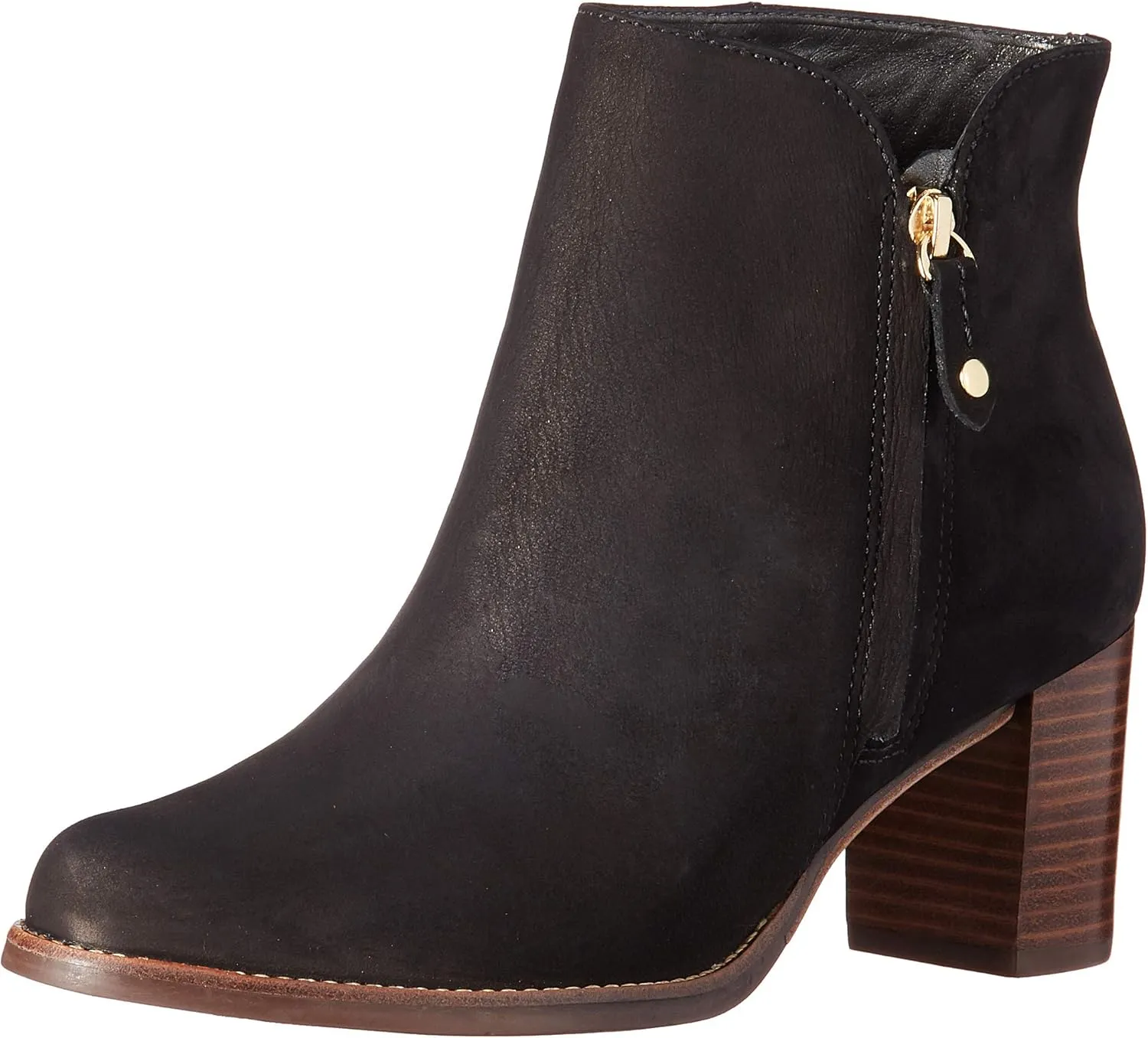 Marc Joseph New York Women's Leather Block Heel Ankle Boot