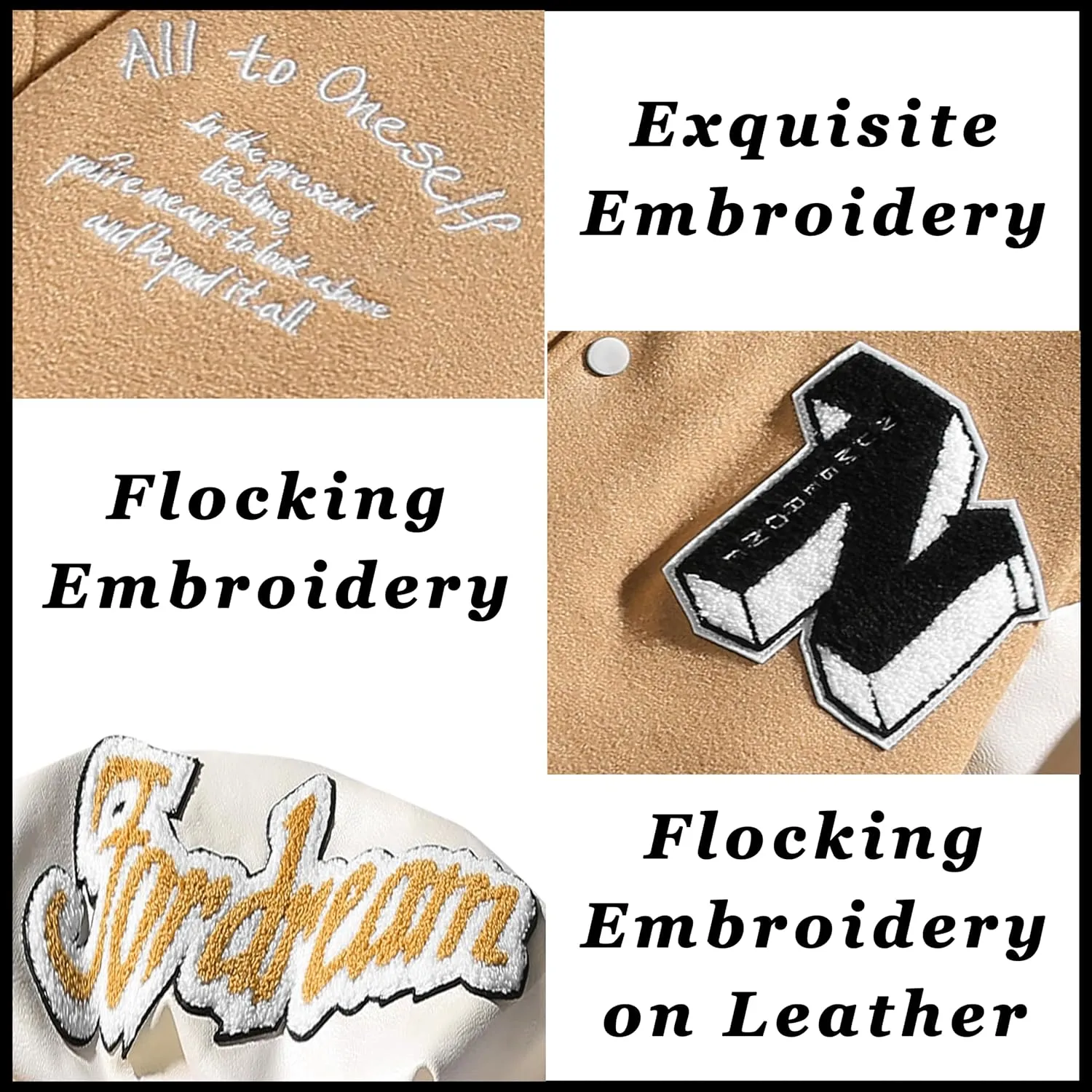 Mens Varsity Letterman Jackets: Vintage Streetwear Baseball Bomber Jacket for Men Women Casual Leather Sleeves Coat