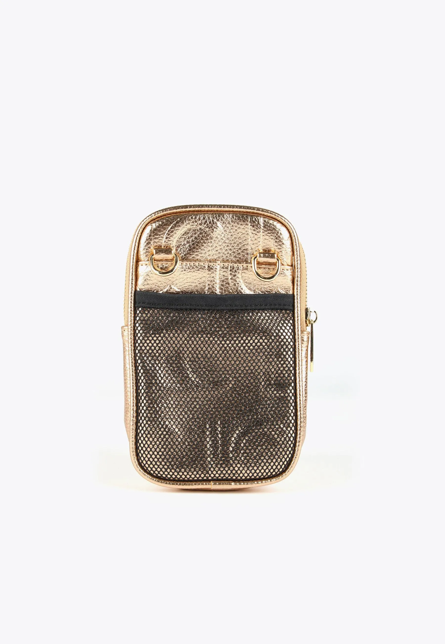 Metallic mobile phone bag