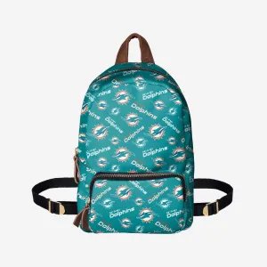 Miami Dolphins Printed Collection Mini Backpack
