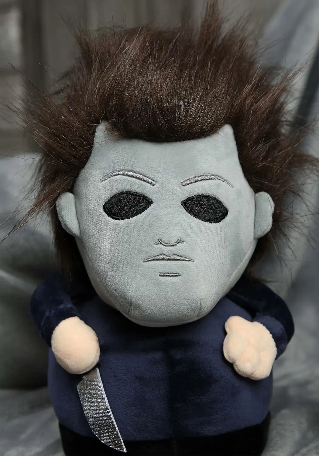 Michael Myers Halloween Slippers for Adults, Officially Licensed Halloween Movie Horror Slippers
