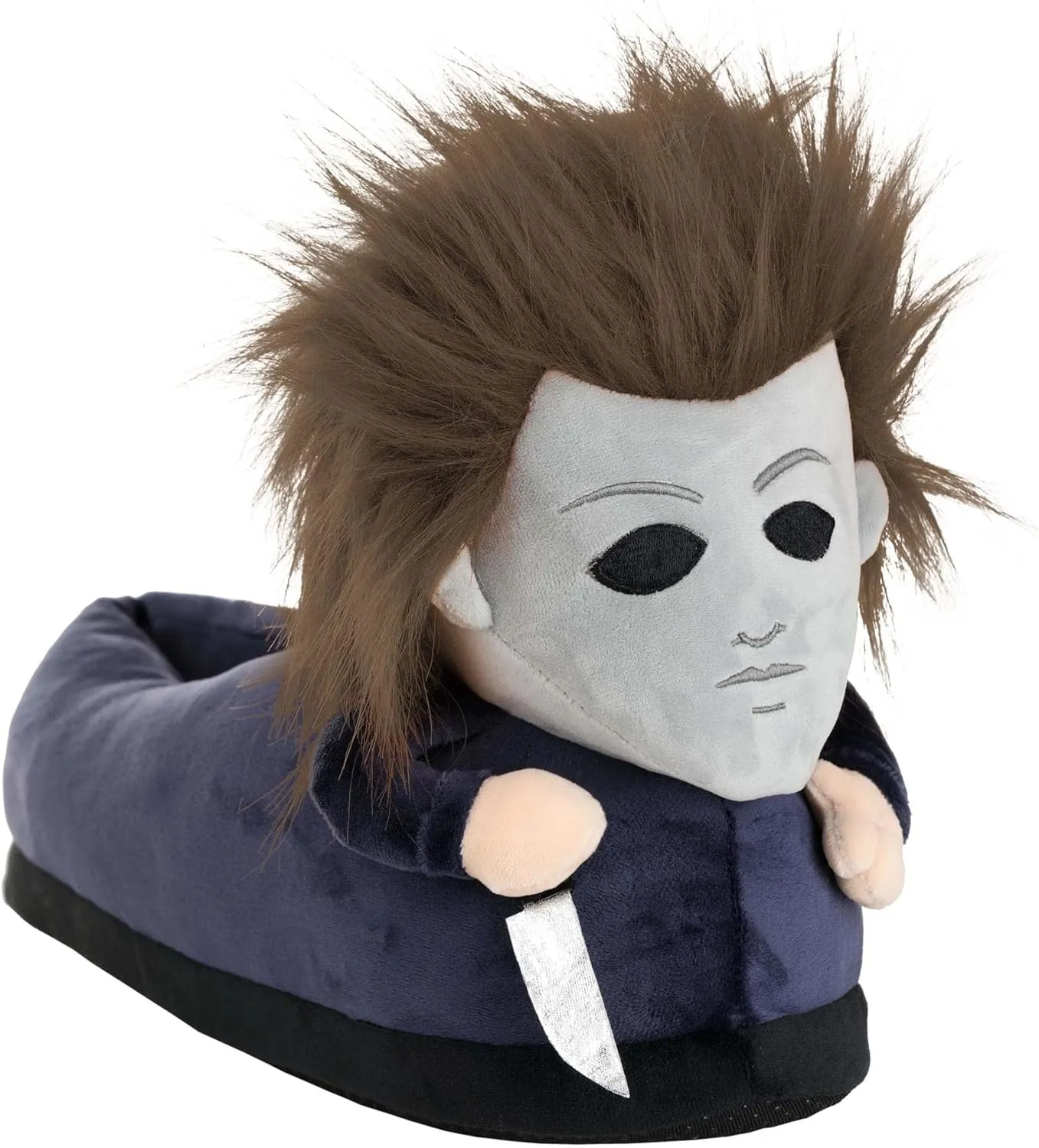 Michael Myers Halloween Slippers for Adults, Officially Licensed Halloween Movie Horror Slippers