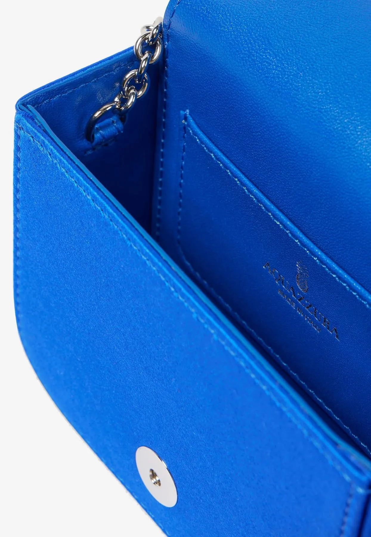 Micro Crystal Hoop Satin Shoulder Bag