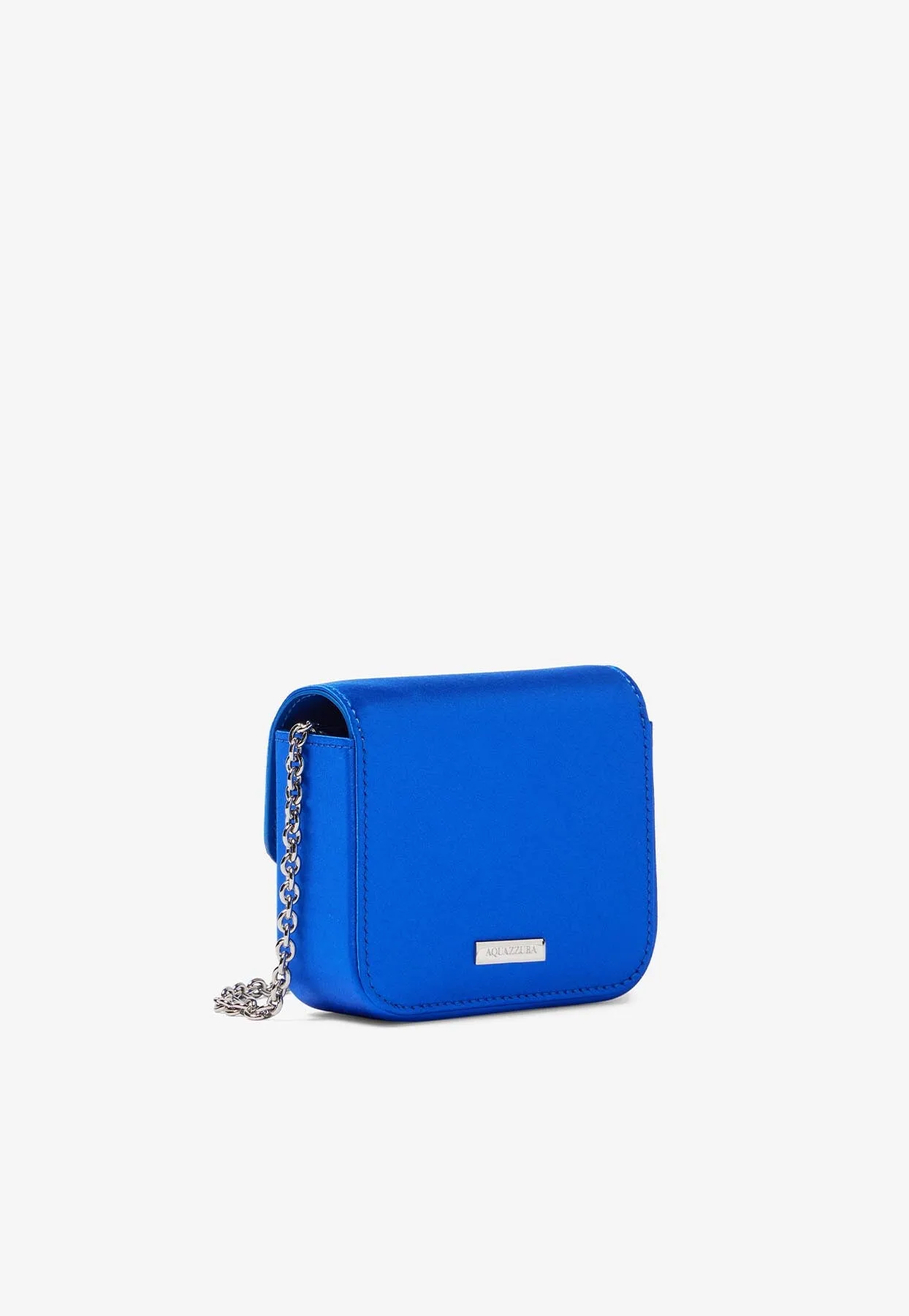 Micro Crystal Hoop Satin Shoulder Bag