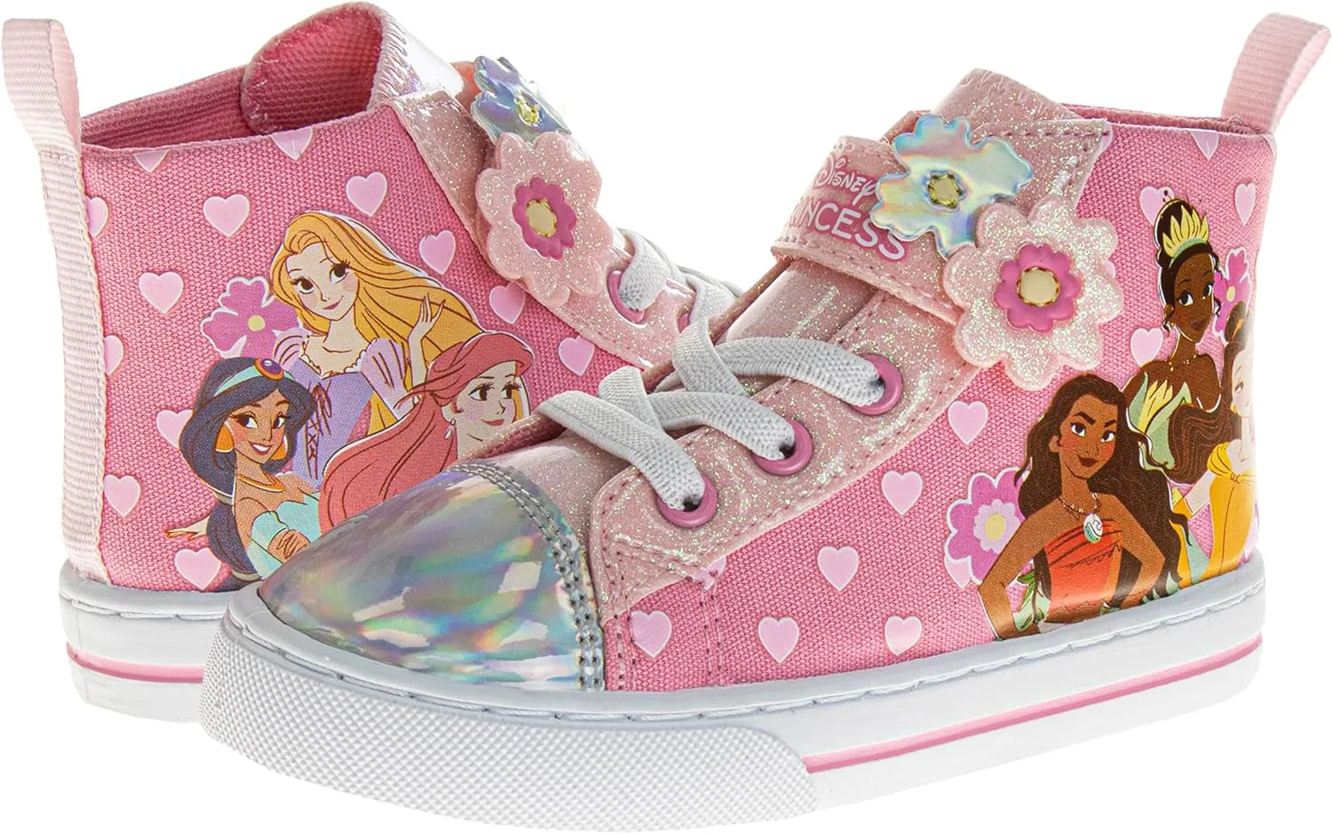 Minnie Mouse Frozen Encanto Sneakers Casual Canvas - Kids Girls Snow White Elsa Maribel Character Slipon Shoes (Sizes 6-12 Toddler - Little Kid)