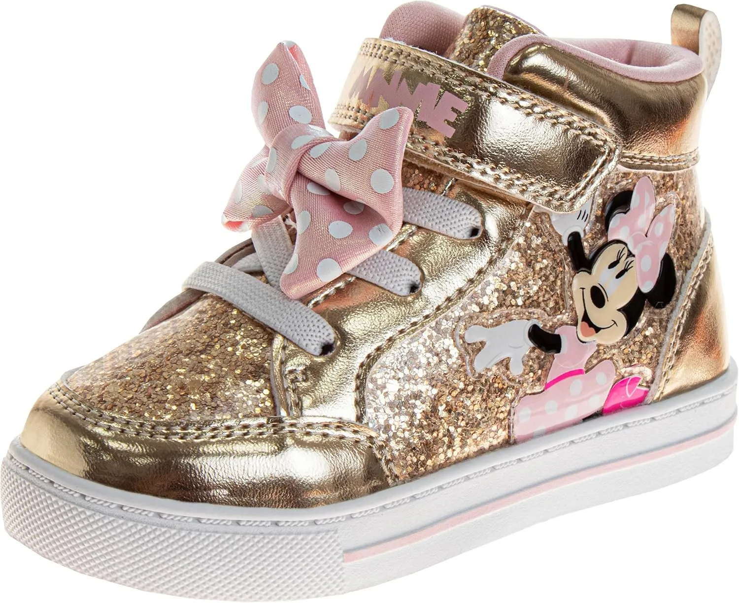 Minnie Mouse Frozen Encanto Sneakers Casual Canvas - Kids Girls Snow White Elsa Maribel Character Slipon Shoes (Sizes 6-12 Toddler - Little Kid)