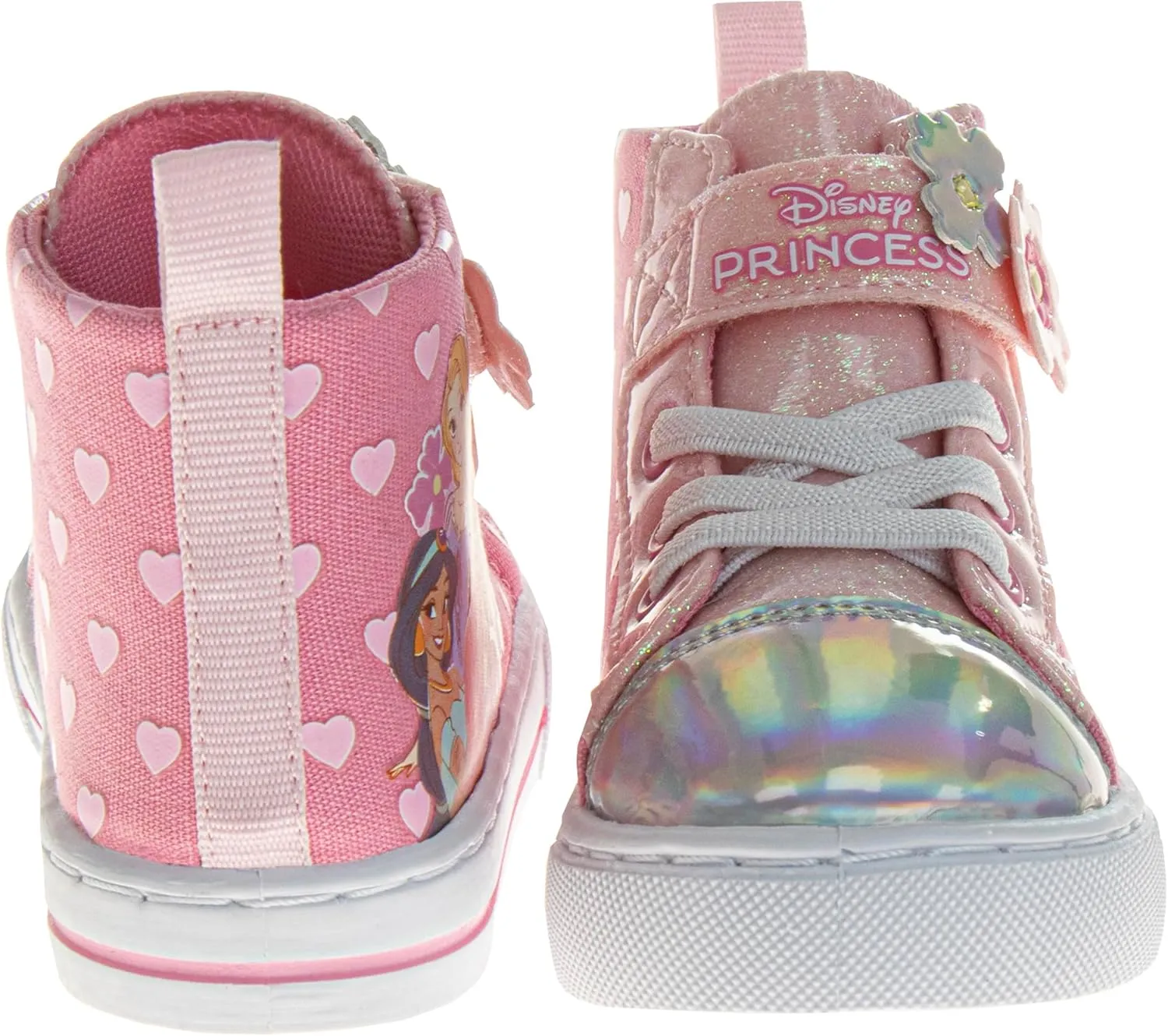 Minnie Mouse Frozen Encanto Sneakers Casual Canvas - Kids Girls Snow White Elsa Maribel Character Slipon Shoes (Sizes 6-12 Toddler - Little Kid)