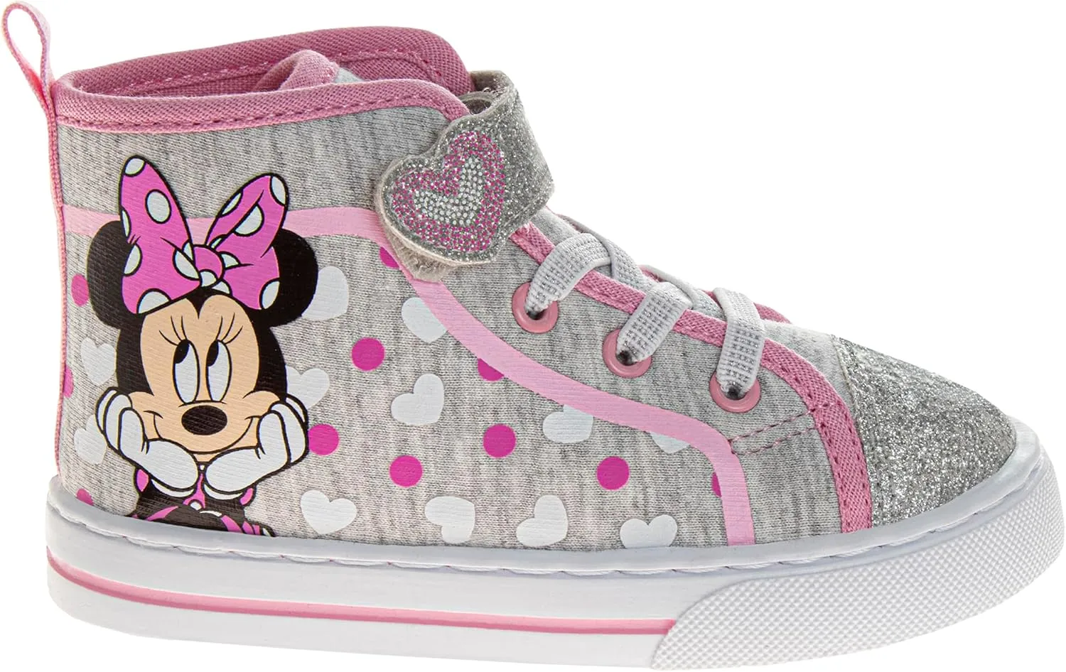 Minnie Mouse Frozen Encanto Sneakers Casual Canvas - Kids Girls Snow White Elsa Maribel Character Slipon Shoes (Sizes 6-12 Toddler - Little Kid)