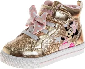 Minnie Mouse Frozen Encanto Sneakers Casual Canvas - Kids Girls Snow White Elsa Maribel Character Slipon Shoes (Sizes 6-12 Toddler - Little Kid)