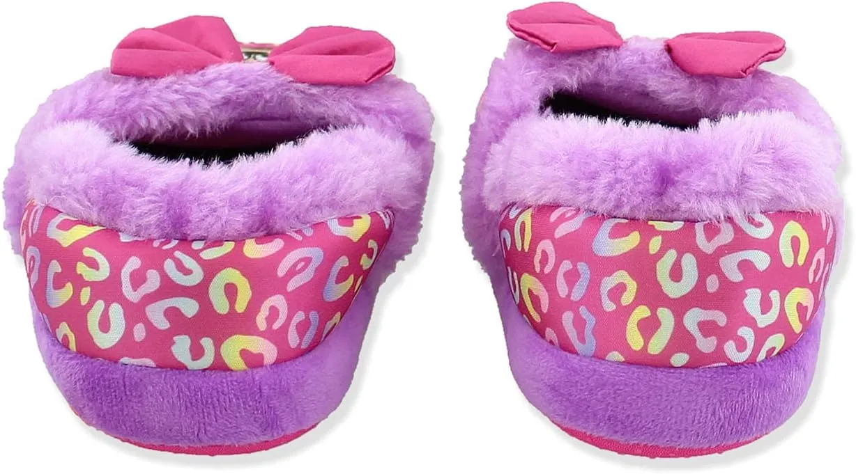 Minnie Mouse Toddler Girl's Plush A-Line Slippers