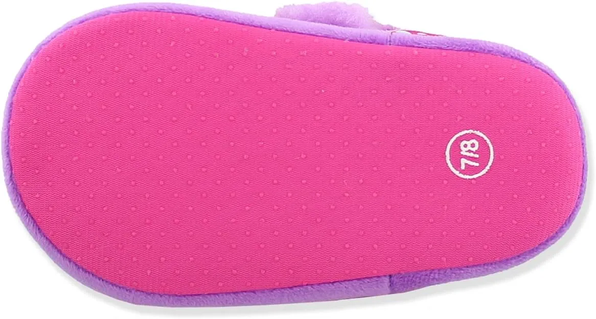 Minnie Mouse Toddler Girl's Plush A-Line Slippers