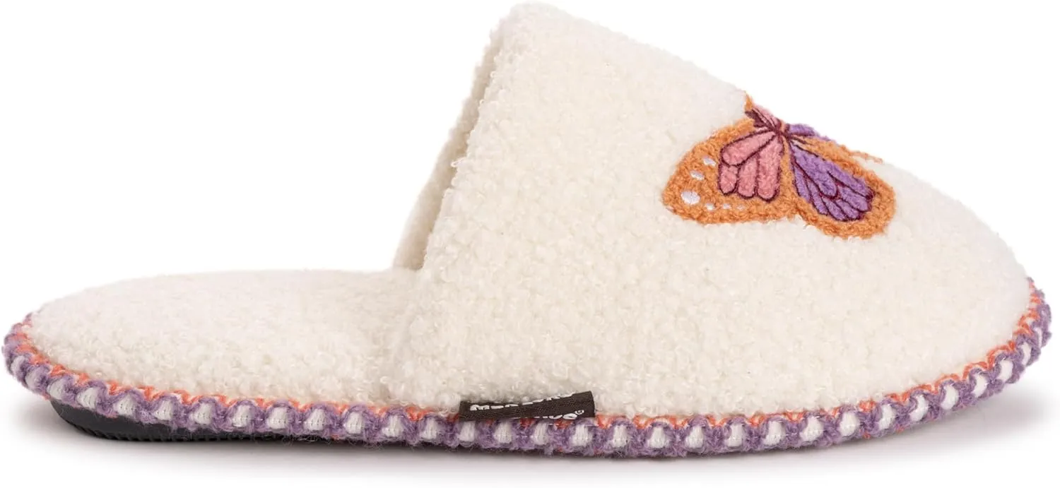 MUK LUKS Women's Novelty Punch Needle Scuff