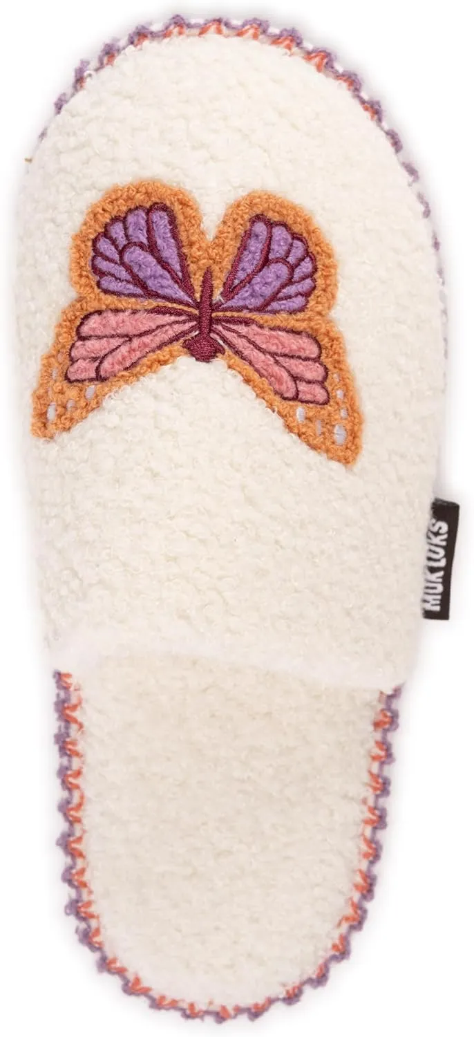 MUK LUKS Women's Novelty Punch Needle Scuff