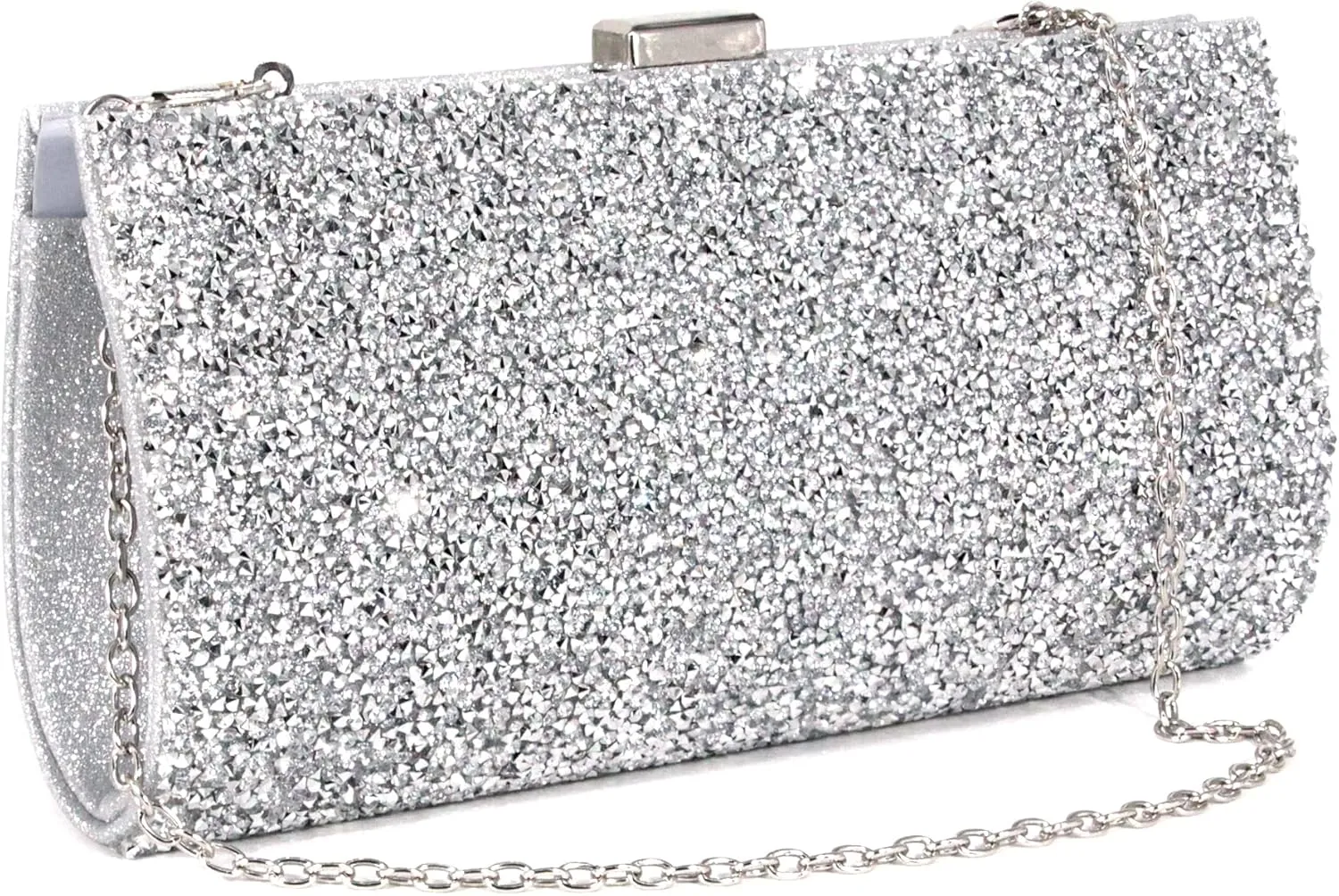 Naimo Women's Sequin Rhinestone Evening Bag Elegant Glitter Clutch Handbag Purse