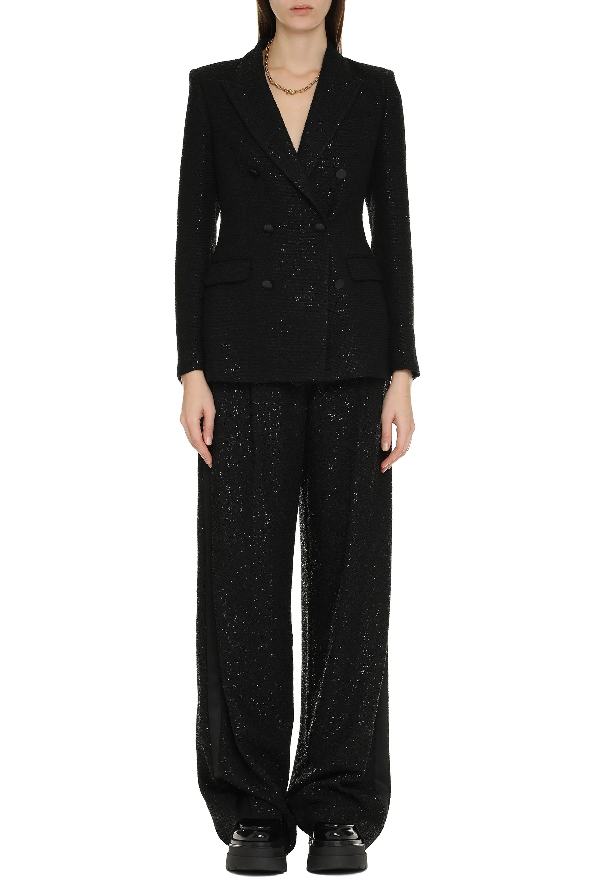 Navigli sequined trousers