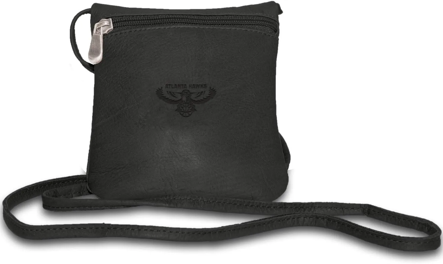 NBA Atlanta Hawks Pangea Black Leather Women's Mini Handbag