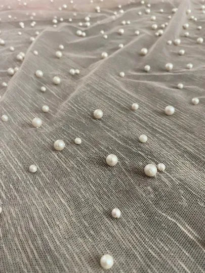Nude Pearl Tulle