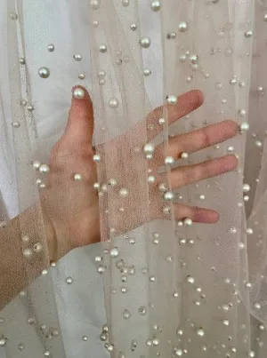 Nude Pearl Tulle
