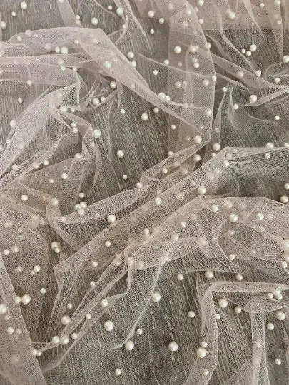 Nude Pearl Tulle