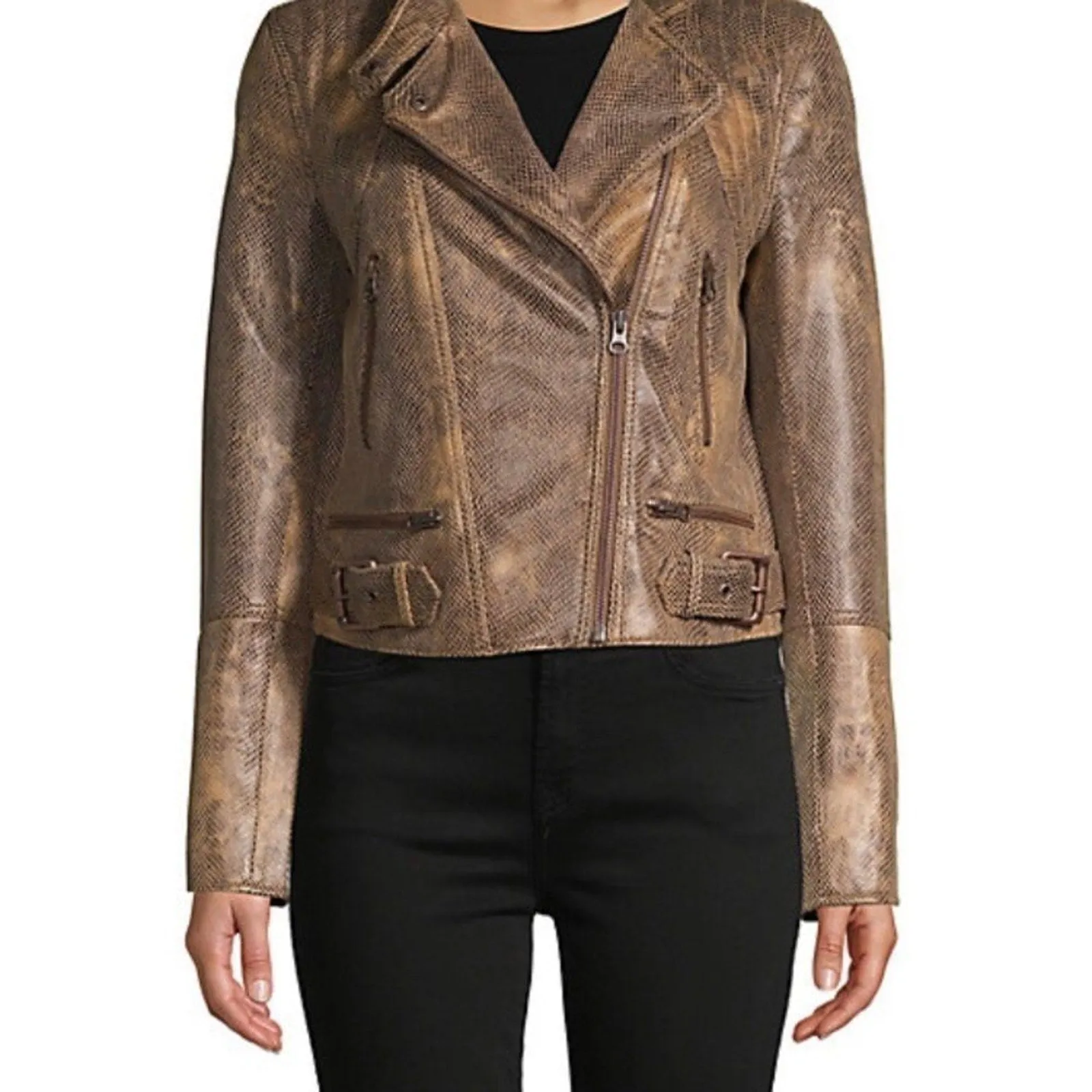 NWT Free People Fenix Women's Faux Leather jacket