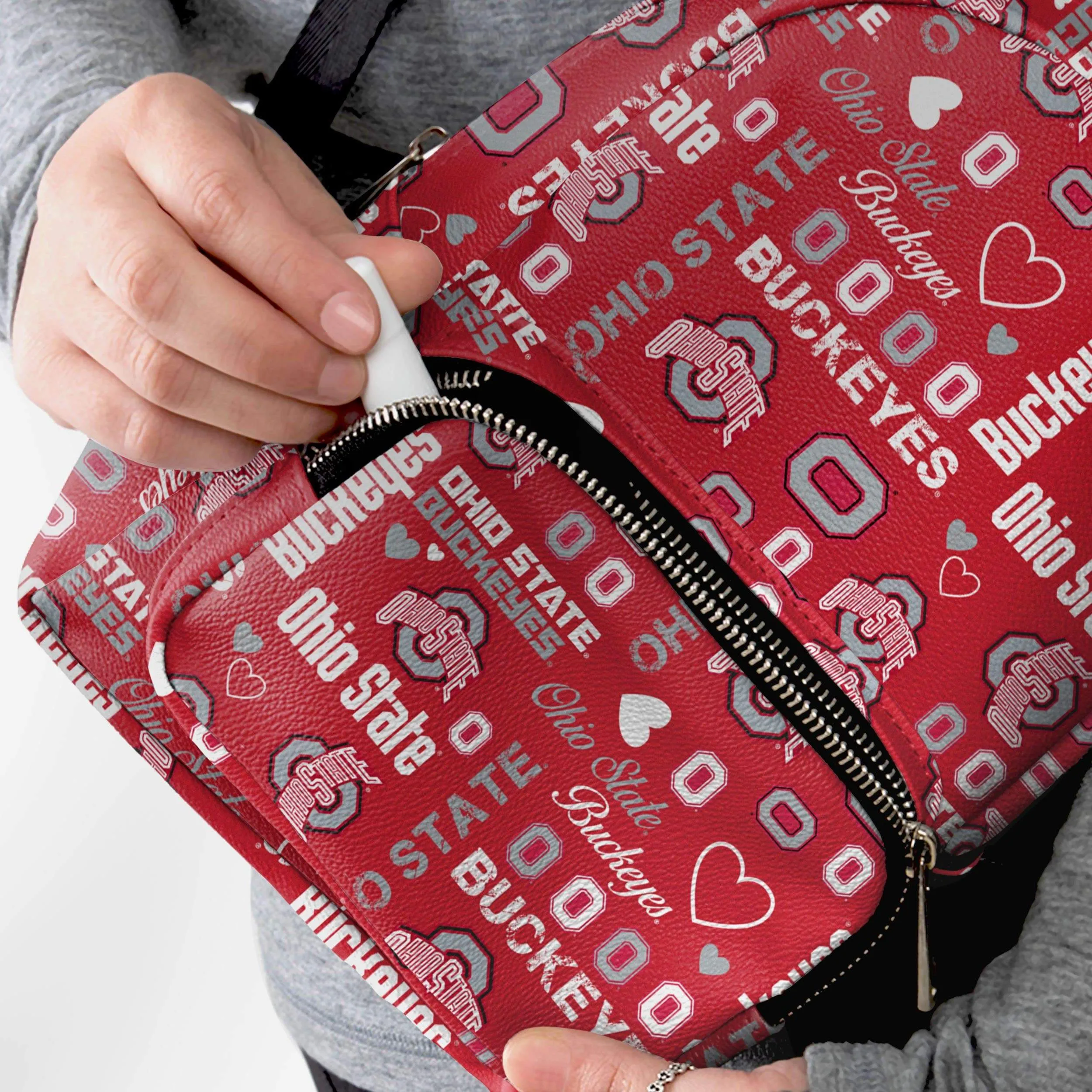 Ohio State Buckeyes Logo Love Mini Backpack