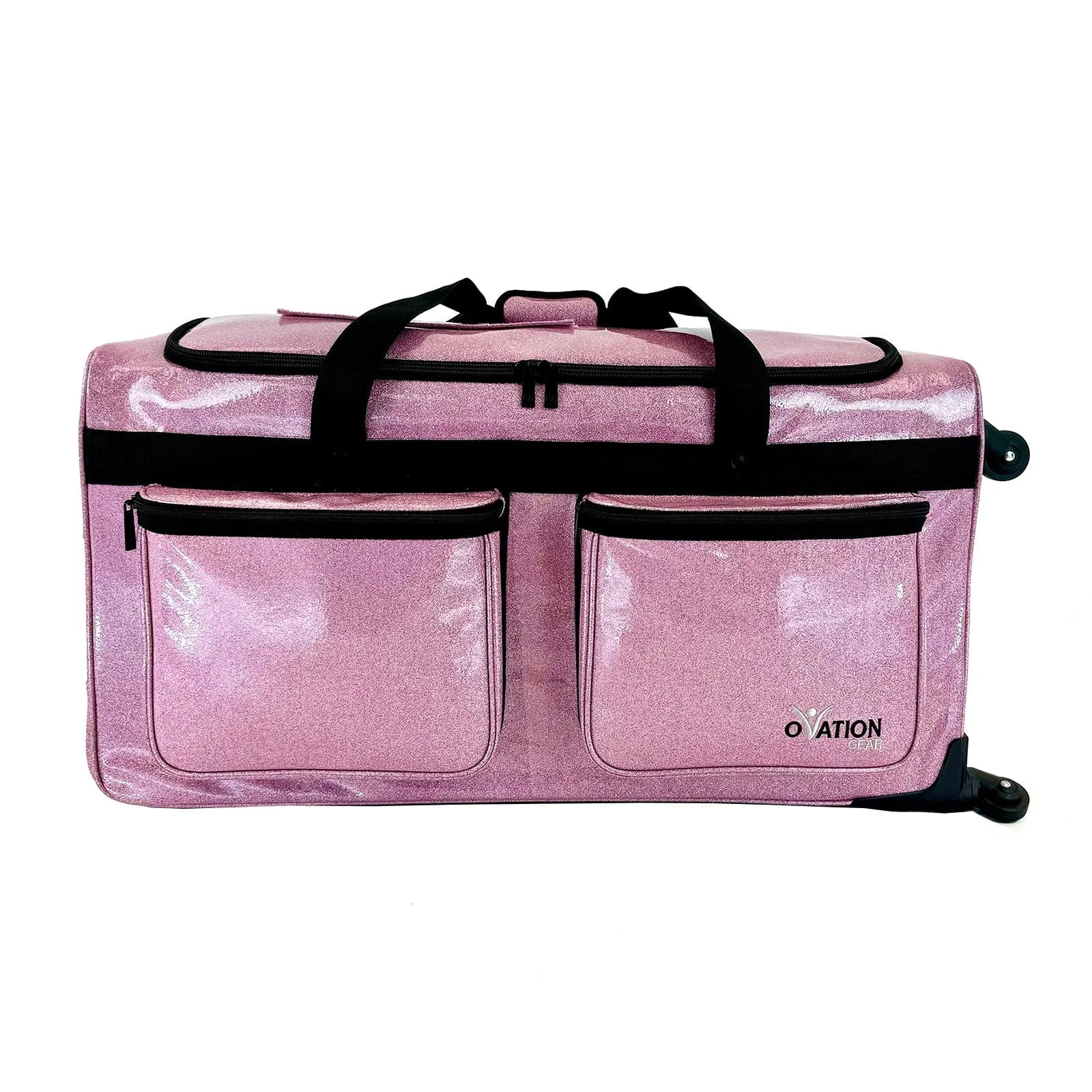 Ovation Gear Sparkle Pink 4-Wheel Performance Bag - Large