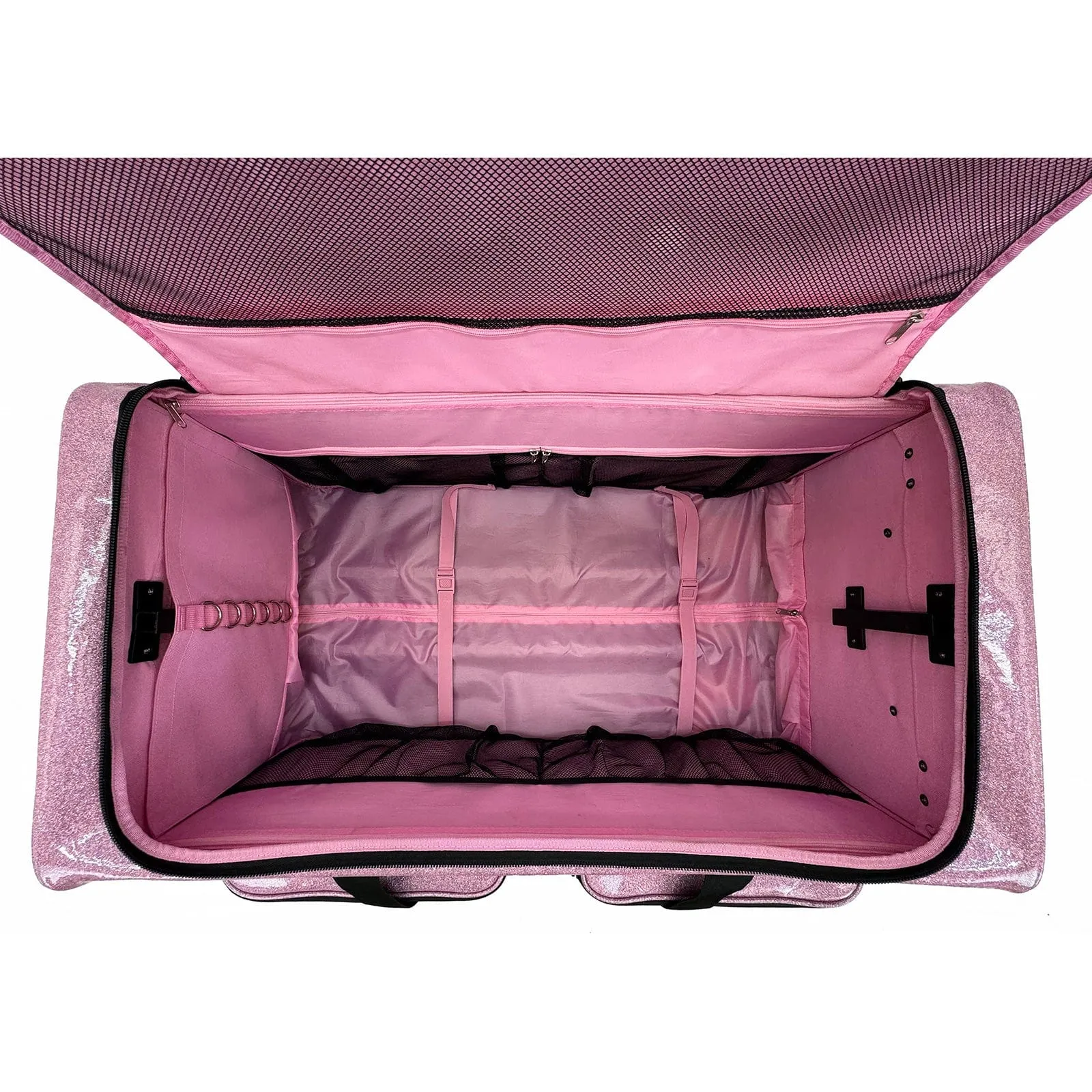 Ovation Gear Sparkle Pink 4-Wheel Performance Bag - Large