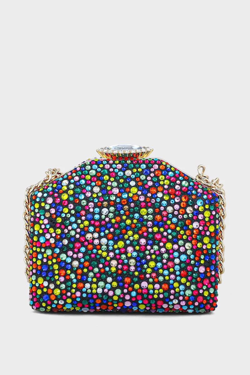 Party Wear Clutch BK4048-Multy