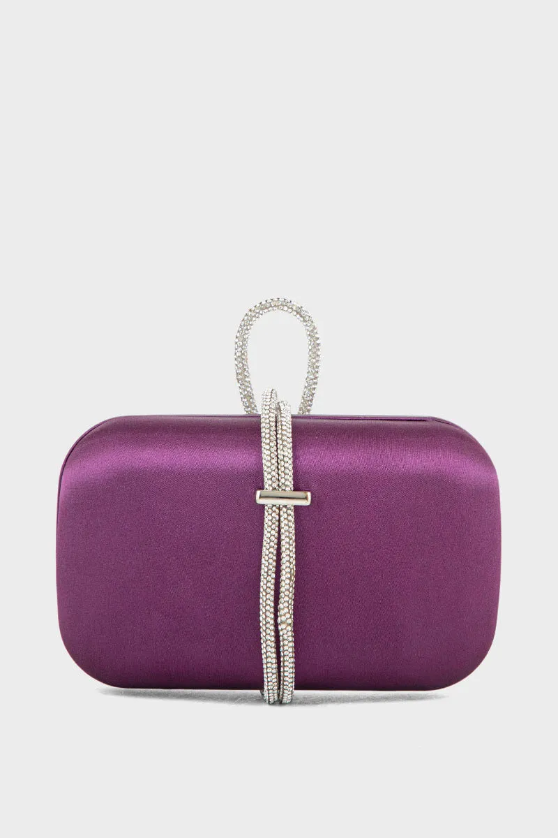 Party Wear Clutch BK4050-Plum