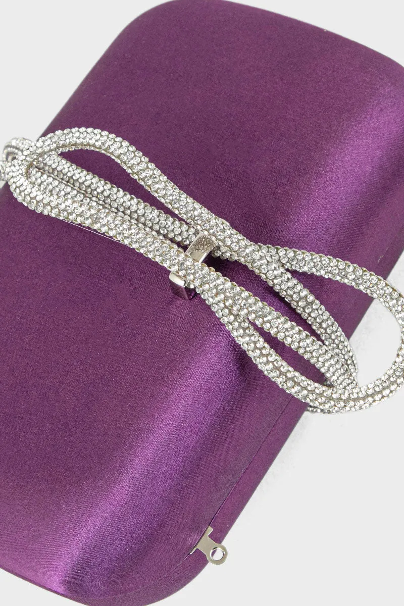Party Wear Clutch BK4050-Plum
