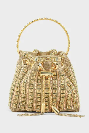 Party Wear Clutch BK4051-Rose Gold