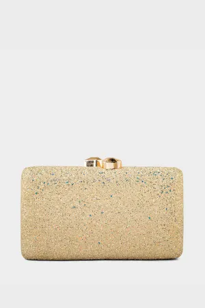 Party Wear Clutch BK4078-Golden