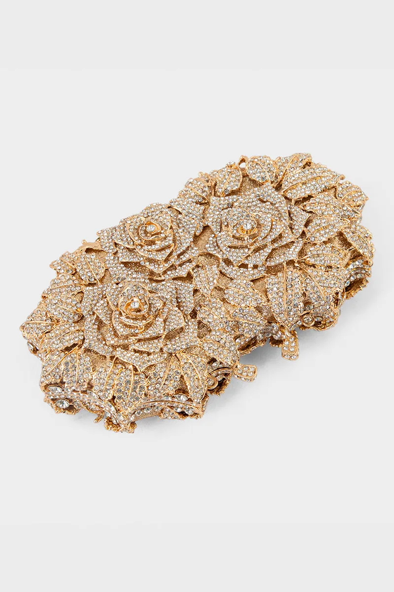 Party Wear Clutch BK4093-Golden