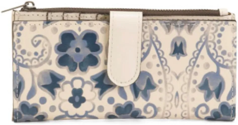 Patricia Nash Nazari Italian Folklore White Wallet