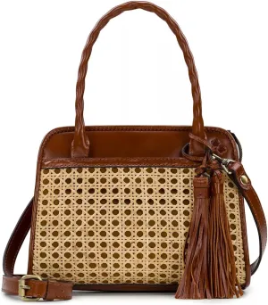 Patricia Nash Paris Satchal, Burnished Tooled Colors Collection