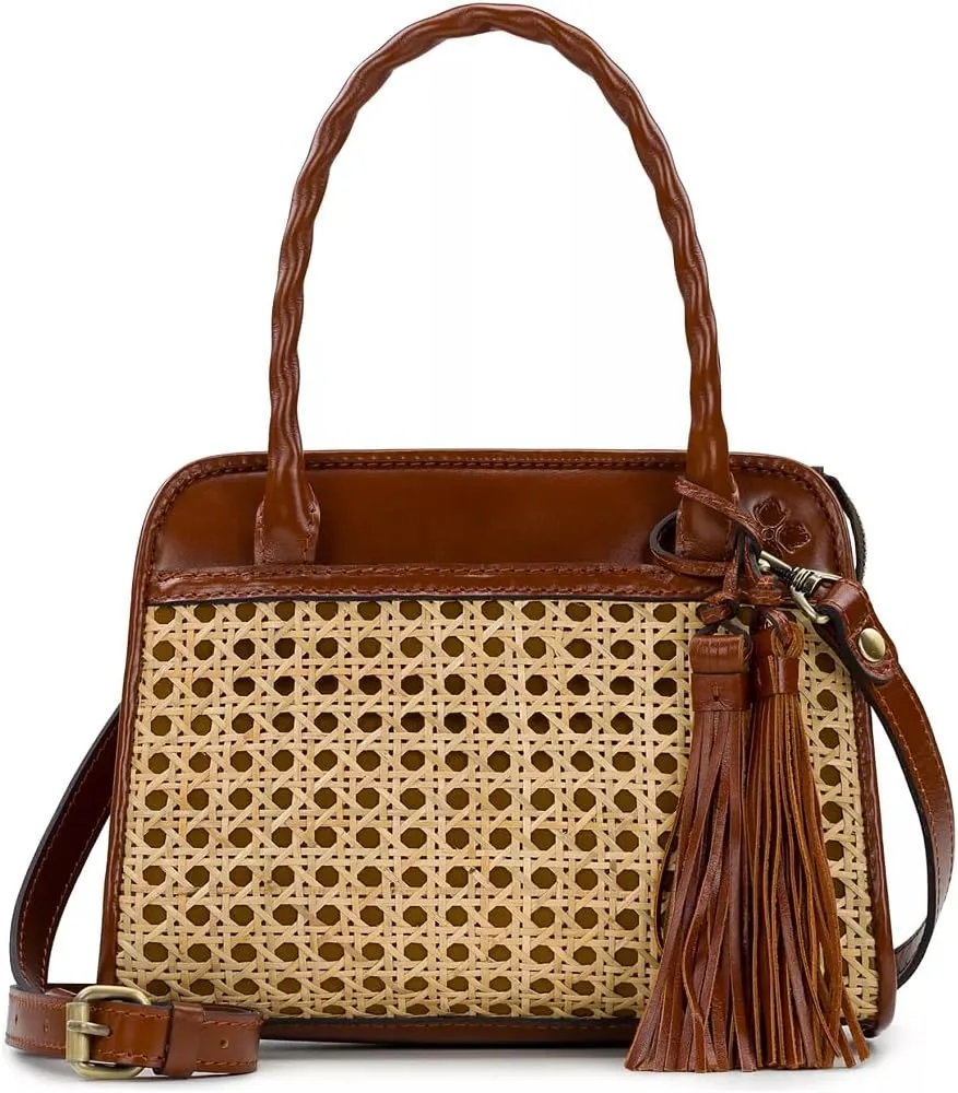 Patricia Nash Paris Satchal, Burnished Tooled Colors Collection