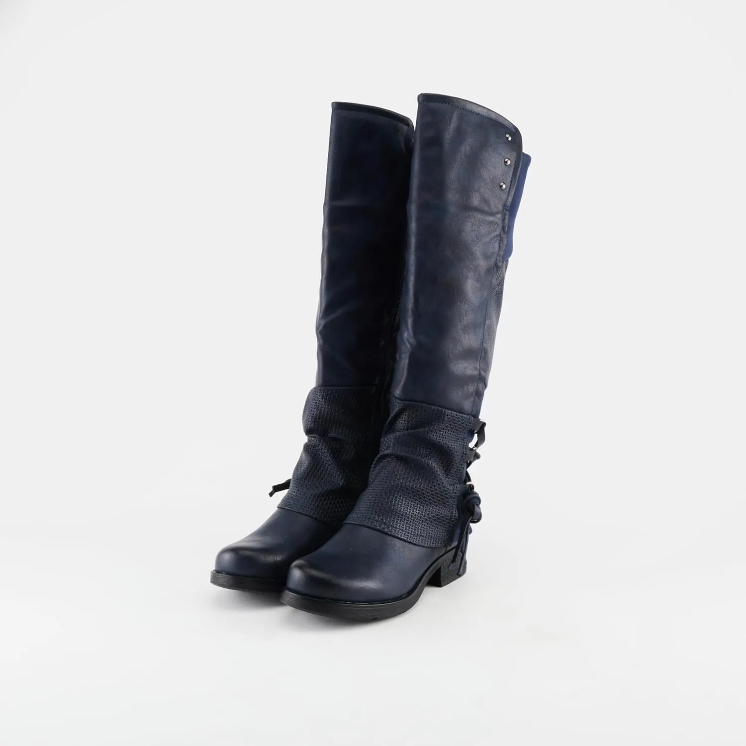 PATRIZIA Spring Step Maxie Boots for Women - Modern Pull-On Tall Boots with Zipper Closure - Knee High Ladies Boots for Outdoor